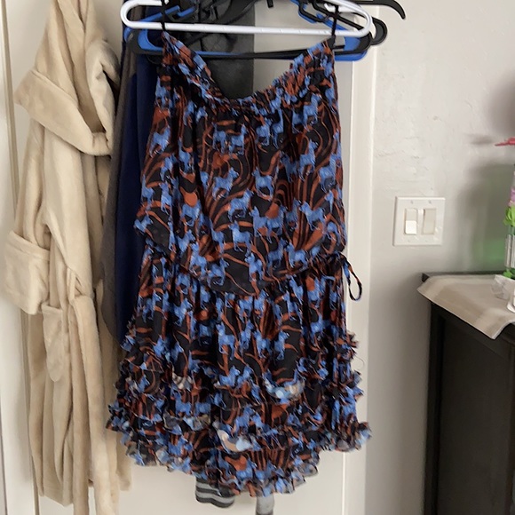 Off the shoulders dress zebra print - Picture 2 of 2